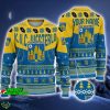 KVC Westerlo Custom Name Ugly Christmas Sweater For Men And Women Gift - KVC Westerlo Custom Name Ugly Christmas Sweater For Men And Women Gift
