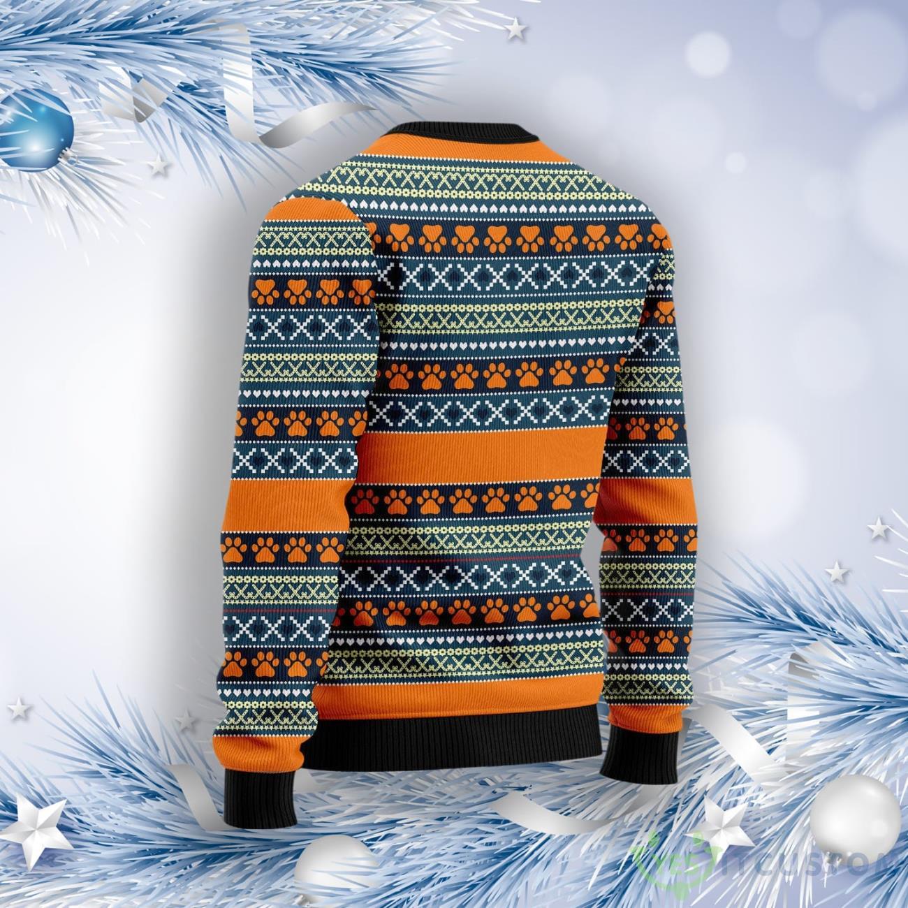 Labrador Retriever Fire Ugly Christmas Sweater 8 Labrador Retriever Fire Ugly Christmas Sweater Product Photo 2