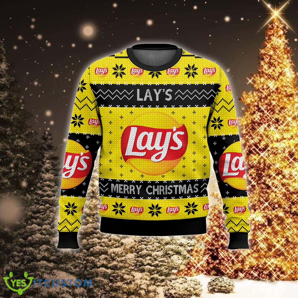 Lay’s Snack Brand Clothing Knitted Christmas 3D Sweater Gift For Holidays 6 Lay’s Snack Brand Clothing Knitted Christmas 3D Sweater Gift For Holidays - Lay’s Snack Brand Ugly Christmas Sweater For Men And Women Photo 2