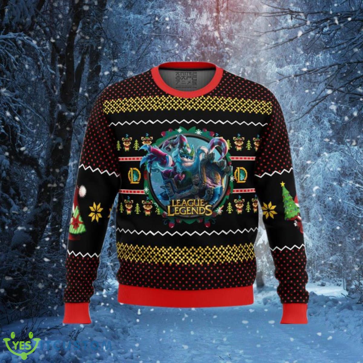 League Of Legends Ugly Christmas Sweaters Impressive Gift For Men And Women 3 League Of Legends Ugly Christmas Sweaters Impressive Gift For Men And Women Product Photo 1