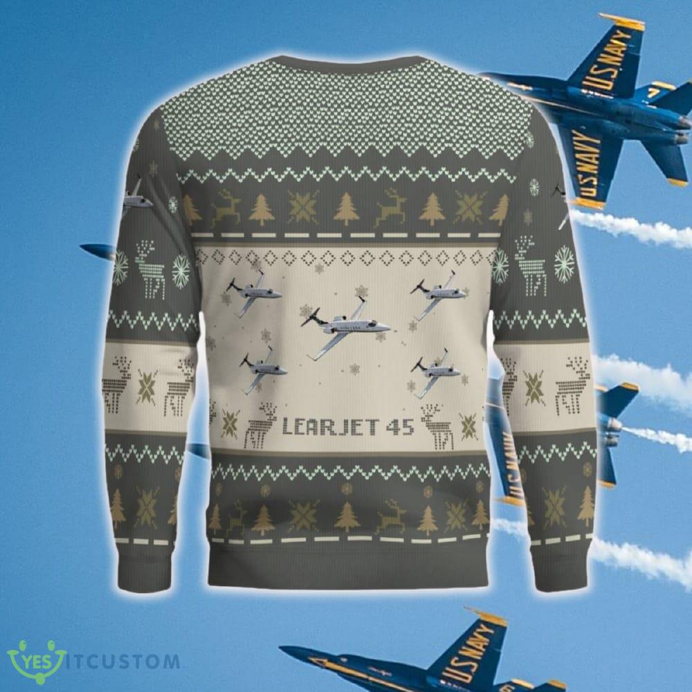 Learjet 45 Aircraft Ugly Christmas 3D Sweater New Gift For Fans 6 Learjet 45 Aircraft Ugly Christmas 3D Sweater New Gift For Fans - Learjet 45_Aircraft Ugly Sweater_3