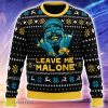 Leave Me Malone Post Malone Ugly Xmas 3D Sweater Gift For Men And Women - Leave Me Malone Post Malone Ugly Christmas Sweater_1