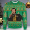 Leo Laughing Meme Ugly Christmas Sweater Product Photo 1