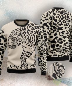 Leopard Pattern Ugly Christmas Sweater Product Photo 3