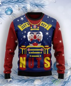 Let‘S Get Nuts Nutcracker Ugly Christmas Sweater Product Photo 1