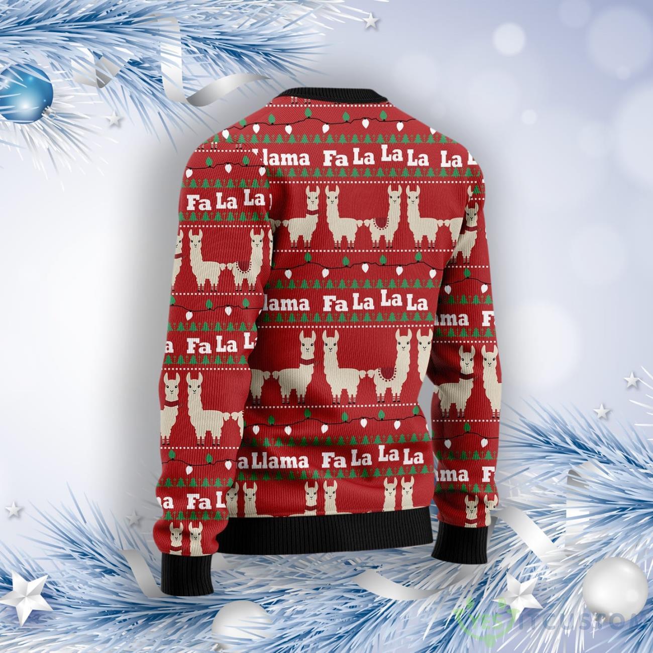 Llama Lalala Ugly Christmas Sweater 8 Llama Lalala Ugly Christmas Sweater Product Photo 2