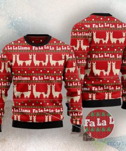 Llama Lalala Ugly Christmas Sweater 5 Llama Lalala Ugly Christmas Sweater Product Photo 3