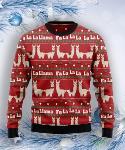 Llama Lalala Ugly Christmas Sweater Product Photo 1