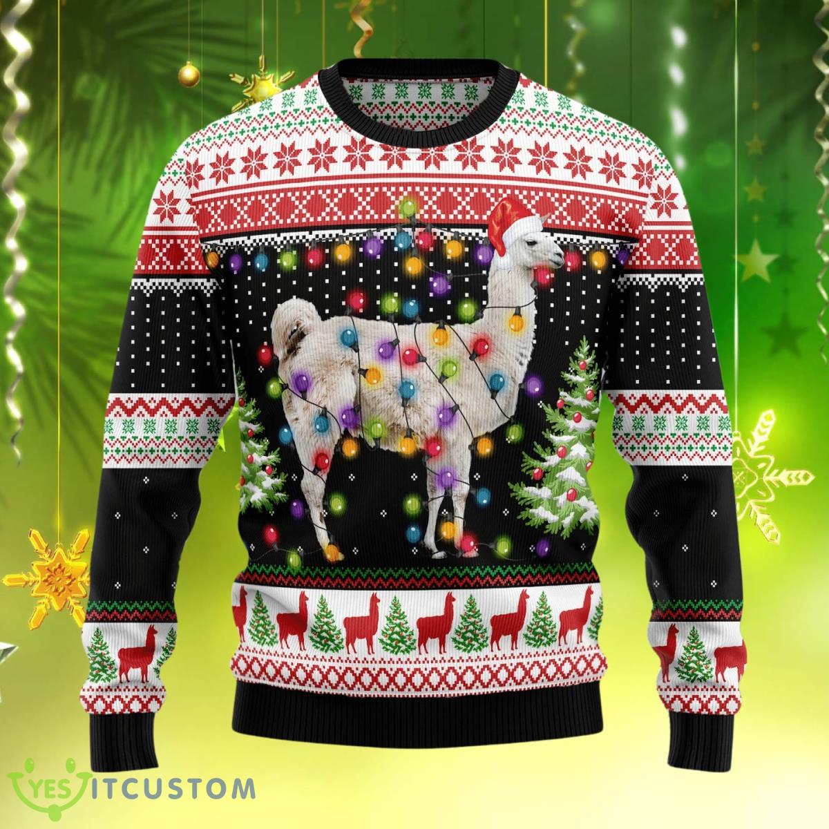 Llama Ugly Christmas Sweater Impressive Gift For Men And Women 3 Llama Ugly Christmas Sweater Impressive Gift For Men And Women Product Photo 1