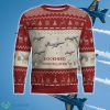 Lockheed Constellation Aircraft Red Ugly Christmas 3D Sweater New Gift Holidays - Lockheed Constellation_Aircraft Ugly Sweater Red_2