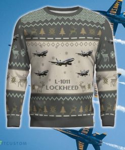 Lockheed L 1011 TriStar L1011 ver2 Aircraft Ugly Christmas 3D Sweater New Gift For Men And Women - Lockheed L-1011 TriStar L1011 ver2_Aircraft Ugly Sweater_2