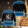 Los Angeles Chargers Kissmyass Snowflake Knitted Sweater Snowflake For Christmas - Los Angeles Chargers Kissmyass Ugly Christmas Sweater For Men And Women Photo 1