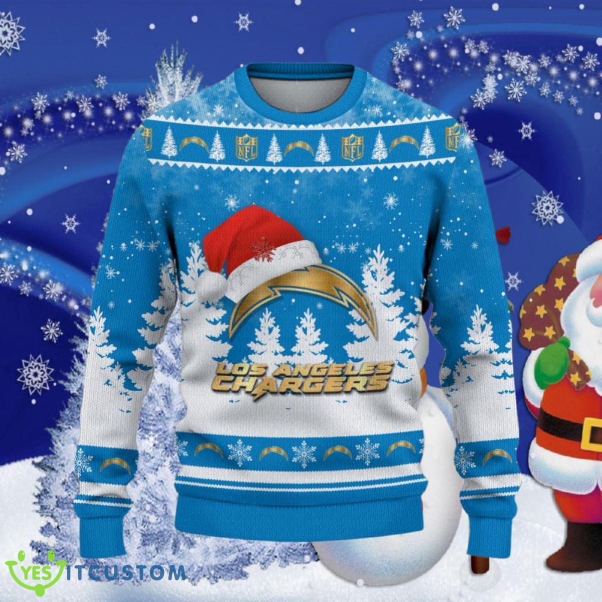 Los Angeles Chargers Ugly Christmas Sweater Special Gift 8 Los Angeles Chargers Ugly Christmas Sweater Special Gift Product Photo 2