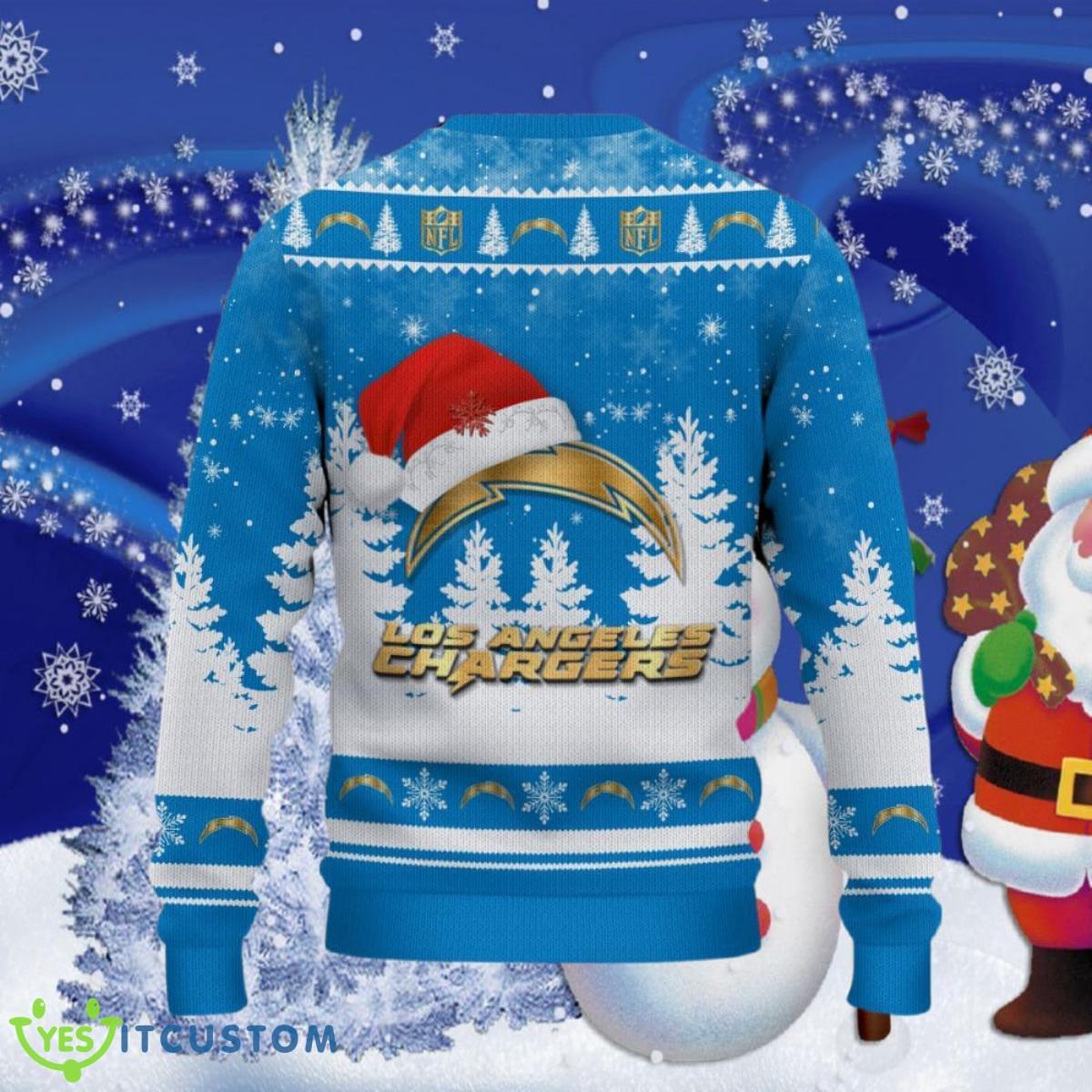 Los Angeles Chargers Ugly Christmas Sweater Special Gift 3 Los Angeles Chargers Ugly Christmas Sweater Special Gift Product Photo 3