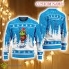 Los Angeles Dodgers Grinch Baby Turkey Cosplay Ugly Christmas 3D Sweater New Gift Custom Name - Los Angeles Dodgers Grinch Baby Turkey Cosplay Ugly Christmas 3D Sweater New Gift Custom Name