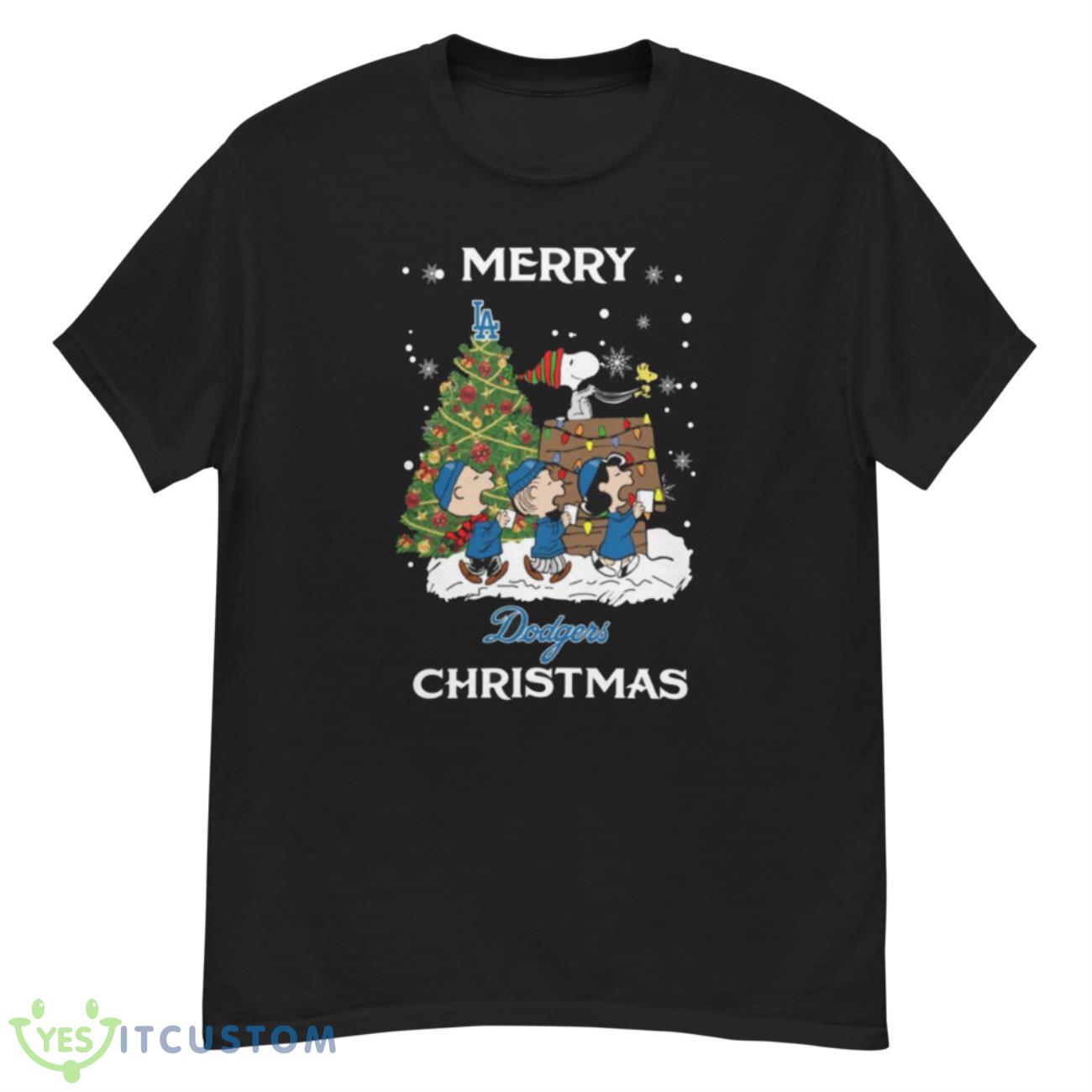 Los Angeles Dodgers Snoopy Family Christmas Shirt Christmas Gift 12 Los Angeles Dodgers Snoopy Family Christmas Shirt Christmas Gift - G500 Men’s Classic T-Shirt