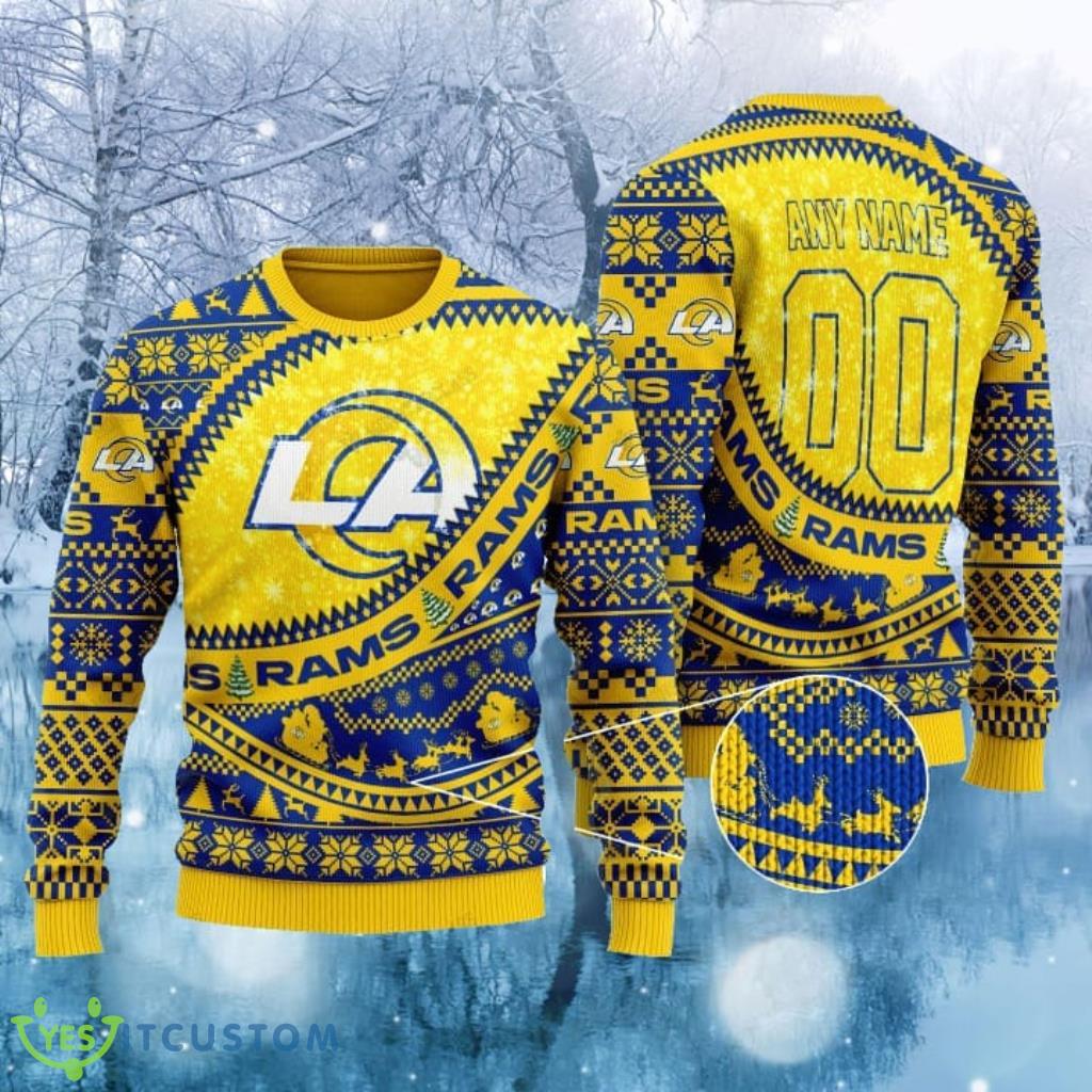 Los Angeles Rams Woolen Ugly Sweater Sport Gift Christmas 3 Los Angeles Rams Woolen Ugly Sweater Sport Gift Christmas Product Photo 1