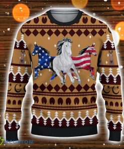 Love Horse Ugly Sweaters 3D All Over Printed 3D Christmas Sweater Christmas Gift Product Photo 2