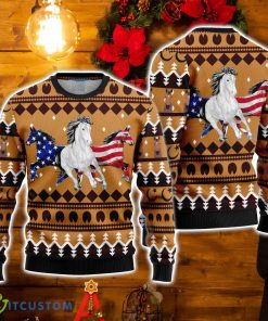 Love Horse Ugly Sweaters 3D All Over Printed 3D Christmas Sweater Christmas Gift Product Photo 1