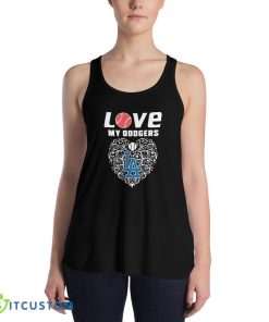 Love My Los Angeles Dodgers Limited Edition T Shirt, Christmas Sweatshirt - 8800 Women's Flowy Racerback Tank