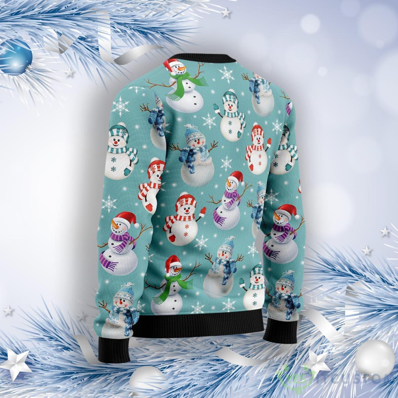 Love Snowman Ugly Christmas Sweater 8 Love Snowman Ugly Christmas Sweater Product Photo 2
