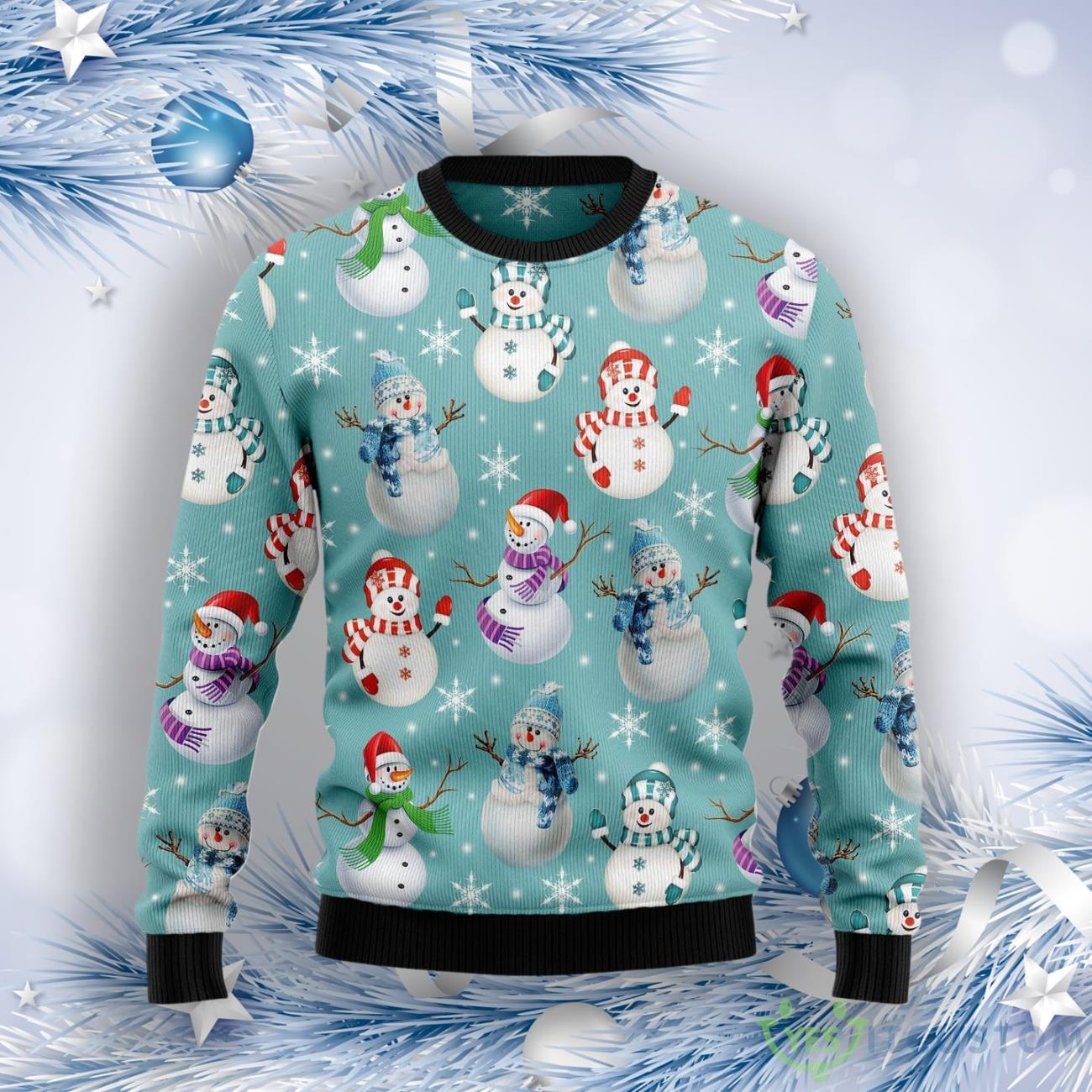 Love Snowman Ugly Christmas Sweater 7 Love Snowman Ugly Christmas Sweater Product Photo 1