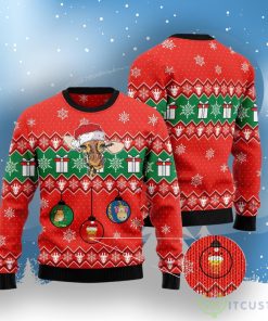 Lovely Giraffe Ugly Christmas Sweater 5 Lovely Giraffe Ugly Christmas Sweater Product Photo 3
