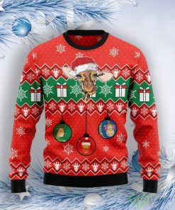 Lovely Giraffe Ugly Christmas Sweater Product Photo 1
