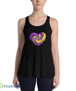 LSU Tigers Tornado Heart T Shirt, Christmas Sweatshirt 9 LSU Tigers Tornado Heart T Shirt, Christmas Sweatshirt - 8800 Women's Flowy Racerback Tank