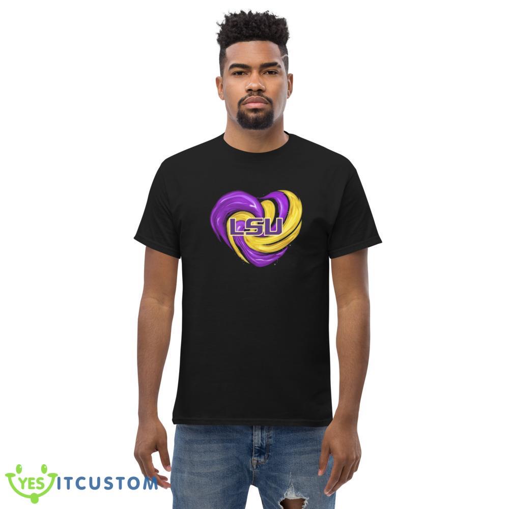 LSU Tigers Tornado Heart T Shirt, Christmas Sweatshirt 6 LSU Tigers Tornado Heart T Shirt, Christmas Sweatshirt - Men’s Classic Tee Gildan 5000
