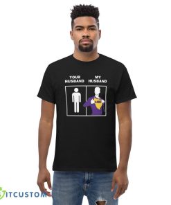 LSU Tigers Your Husband My Husband T Shirt, Christmas Sweatshirt - Men’s Classic Tee Gildan 5000