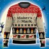 Maker’s Mark Christmas Gift Ugly Sweater 3D All Over printed Product Photo 1