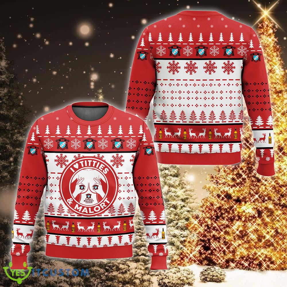 Malort Titties Funny Textile Ugly 3D Sweater Textile For Christmas 5 Malort Titties Funny Textile Ugly 3D Sweater Textile For Christmas - Malort Titties Funny Ugly Christmas Sweater For Men And Women Photo 1