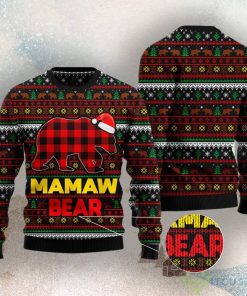 Mamaw Bear Ugly Christmas Sweater 5 Mamaw Bear Ugly Christmas Sweater Product Photo 3
