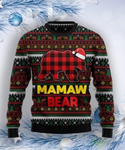 Mamaw Bear Ugly Christmas Sweater Product Photo 1