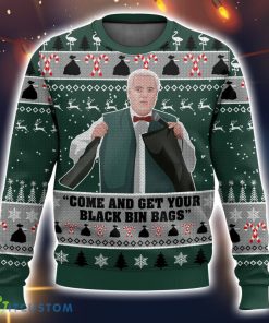 Max and Paddy Come and Get Your Black Bin Bags! Ugly Christmas Sweater Christmas Gift 3D printed Sweater Product Photo 1