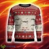 MC 12 Liberty MC12 Aircraft Ugly Sweater Red Hot Trending 2023 Gift For Veteran Christmas - MC 12 Liberty MC12 Aircraft Ugly Sweater Red Photo 2