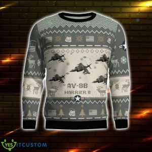 McDonnell Douglas AV-8B Harrier II AV8B 3D Aircraft Ugly Sweater Christmas Gift For Men And Women Product Photo 1