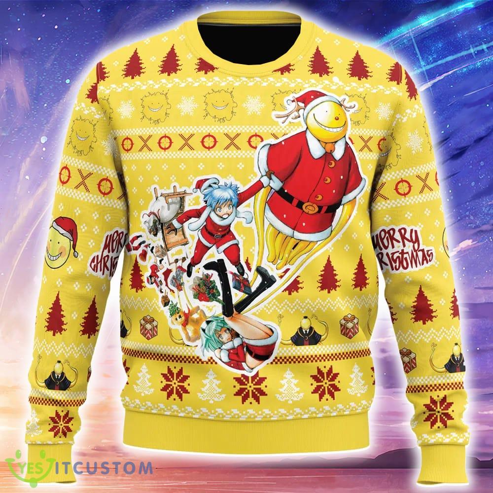 Merry Christmas Assassination Classroom Knitted Christmas Sweater Gift For Fans 3 Merry Christmas Assassination Classroom Knitted Christmas Sweater Gift For Fans - Merry Christmas Assassination Classroom Ugly Christmas Sweater_1