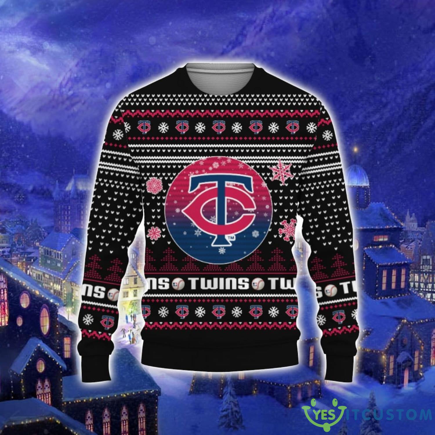 merry christmas Baseball American Minnesota Twins3D Sweater Men And Women Gift For Christmas 3 merry christmas Baseball American Minnesota Twins3D Sweater Men And Women Gift For Christmas Product Photo 1