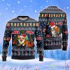 Merry Corgmas Navy Blue Corgi Snow Day Ugly Christmas Unisex Ugly Sweater Product Photo 1