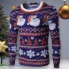Merry Xmas Santa Claus Pattern Awesome Ugly Sweater For Everyone Product Photo 1