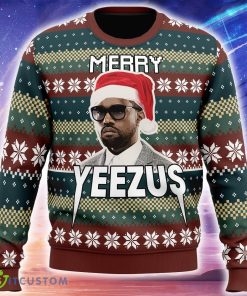 Merry Yeezus Kanye West Ugly Christmas Sweater Gift For Men And Women - Merry Yeezus Kanye West Ugly Christmas Sweater_1