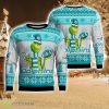 Miami Dolphins Grinch Snowflake Pattern Ugly Sweater Christmas Product Photo 1