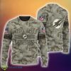 Miami Dolphins NFL Camo 3D Sweater Veteran Gift Holidays Ugly For Christmas - Miami Dolphins NFL Camo 3D Sweater Veteran Gift For Men And Women Christmas