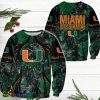 Miami Hurricanes Camo Hunting Perfect Gift Ugly Sweatshirt Christmas Product Photo 1