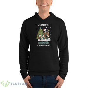 Michigan State Spartans Snoopy Family Christmas Shirt Christmas Gift - Unisex Fleece Pullover Hoodie