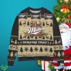 Miller Genuine Draft Snowflake Christmas Ugly Sweater Product Photo 1