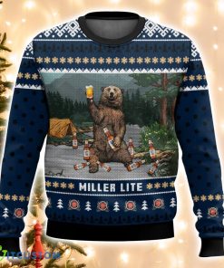 Miller Lite Bear Ugly Christmas Sweater Xmas Christmas Gift Product Photo 1