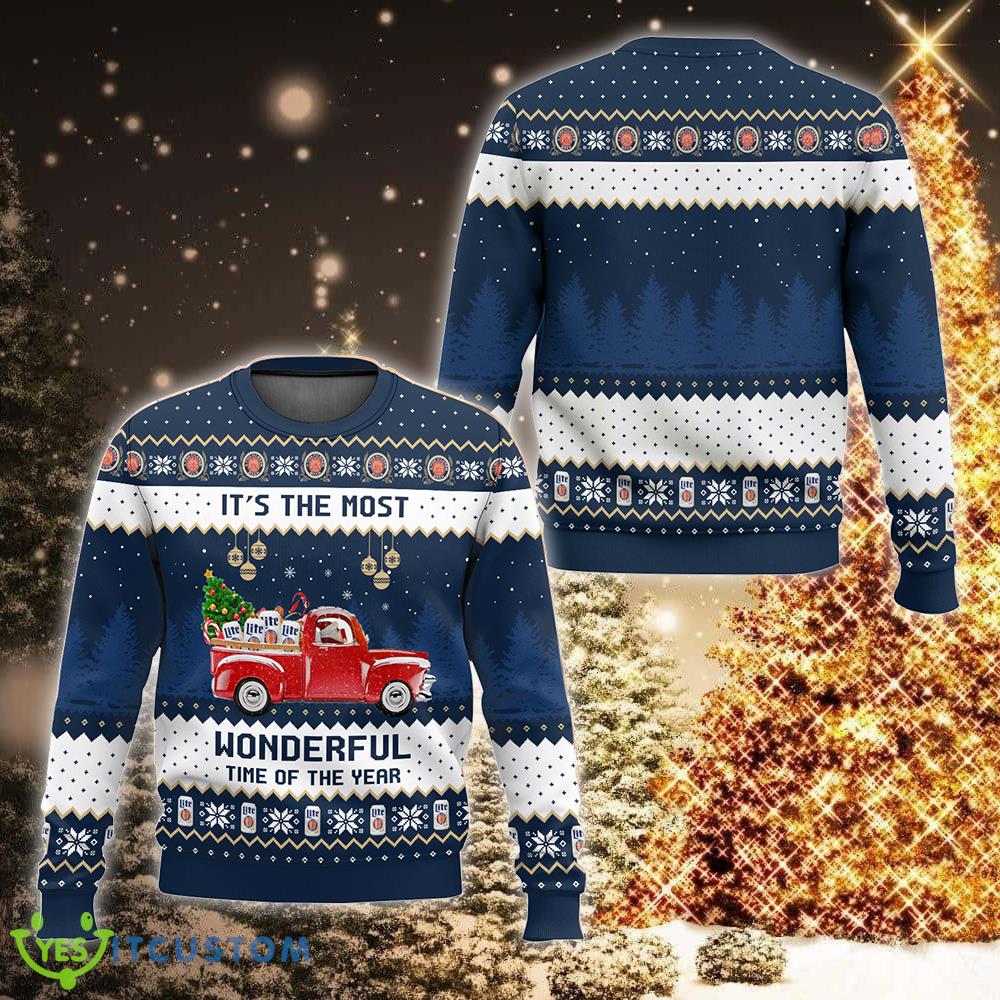 Miller Lite It’s The Most Wonderful Time For A Beer Outfit Ugly Christmas Sweater For Men And Women 5 Miller Lite It’s The Most Wonderful Time For A Beer Outfit Ugly Christmas Sweater For Men And Women - Miller Lite It’s The Most Wonderful Time For A Beer Ugly Christmas Sweater For Men And Women Photo 1